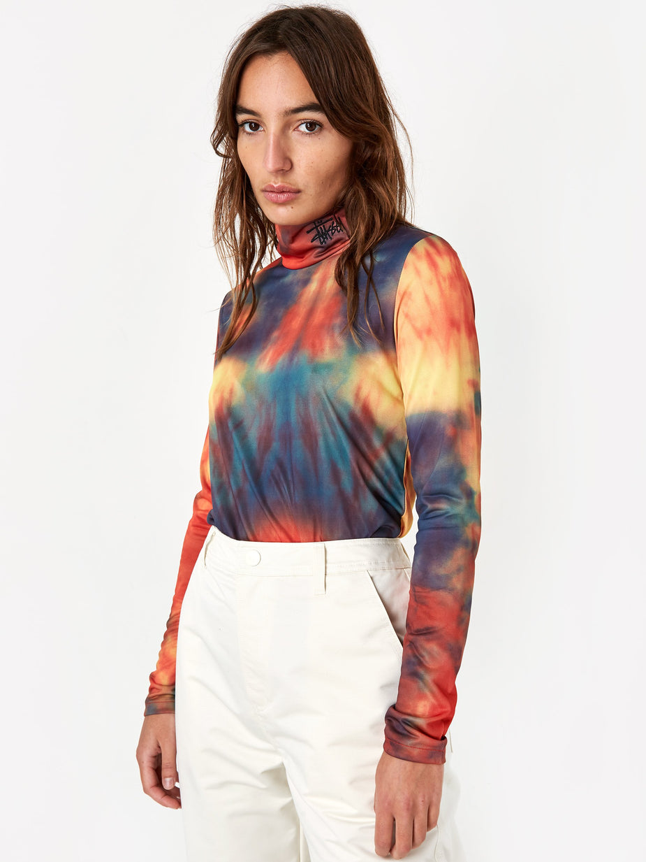 Stussy Stussy Monty Tie Dye Moc Neck Top - Multi - Multi