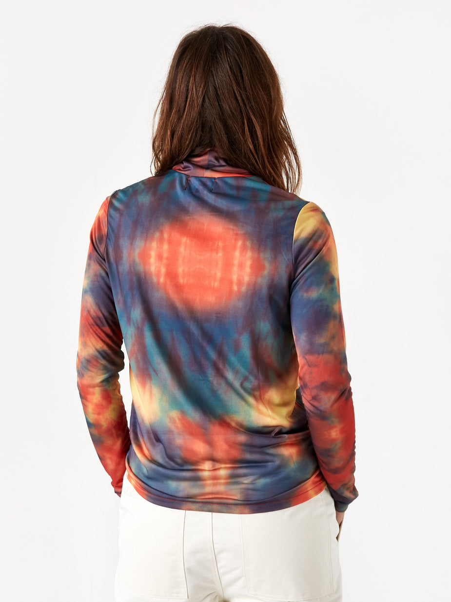 Stussy Stussy Monty Tie Dye Moc Neck Top - Multi - Multi