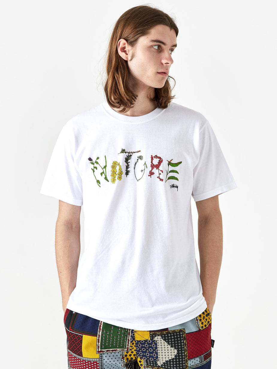 Stussy Stussy Nature Shortsleeve T-Shirt - White - White