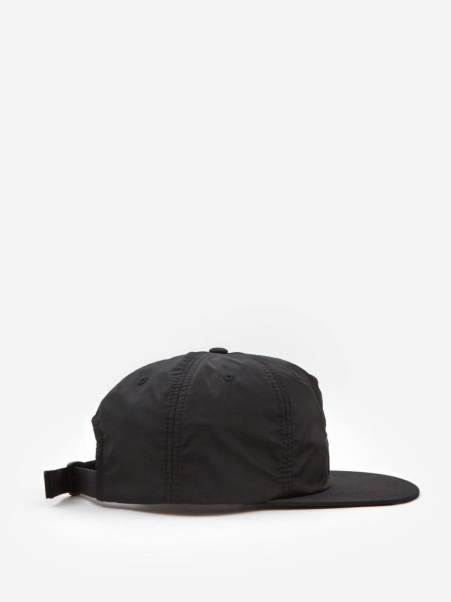 Stussy Stussy Nylon Strapback Cap - Black - Black