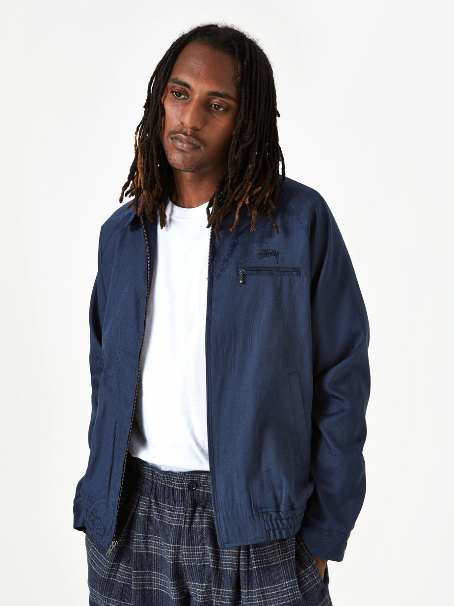 Stussy Stussy Paisley Bryan Jacket - Navy - Blue