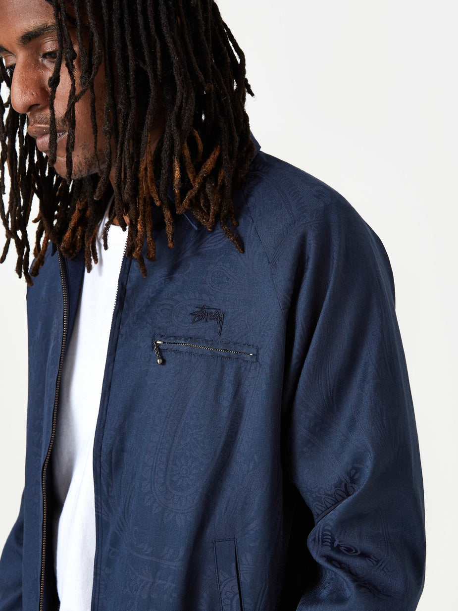 Stussy Stussy Paisley Bryan Jacket - Navy - Blue