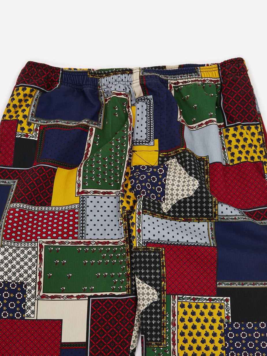 Stussy Stussy Patchwork Cord Beach Pant - Multi - Multi
