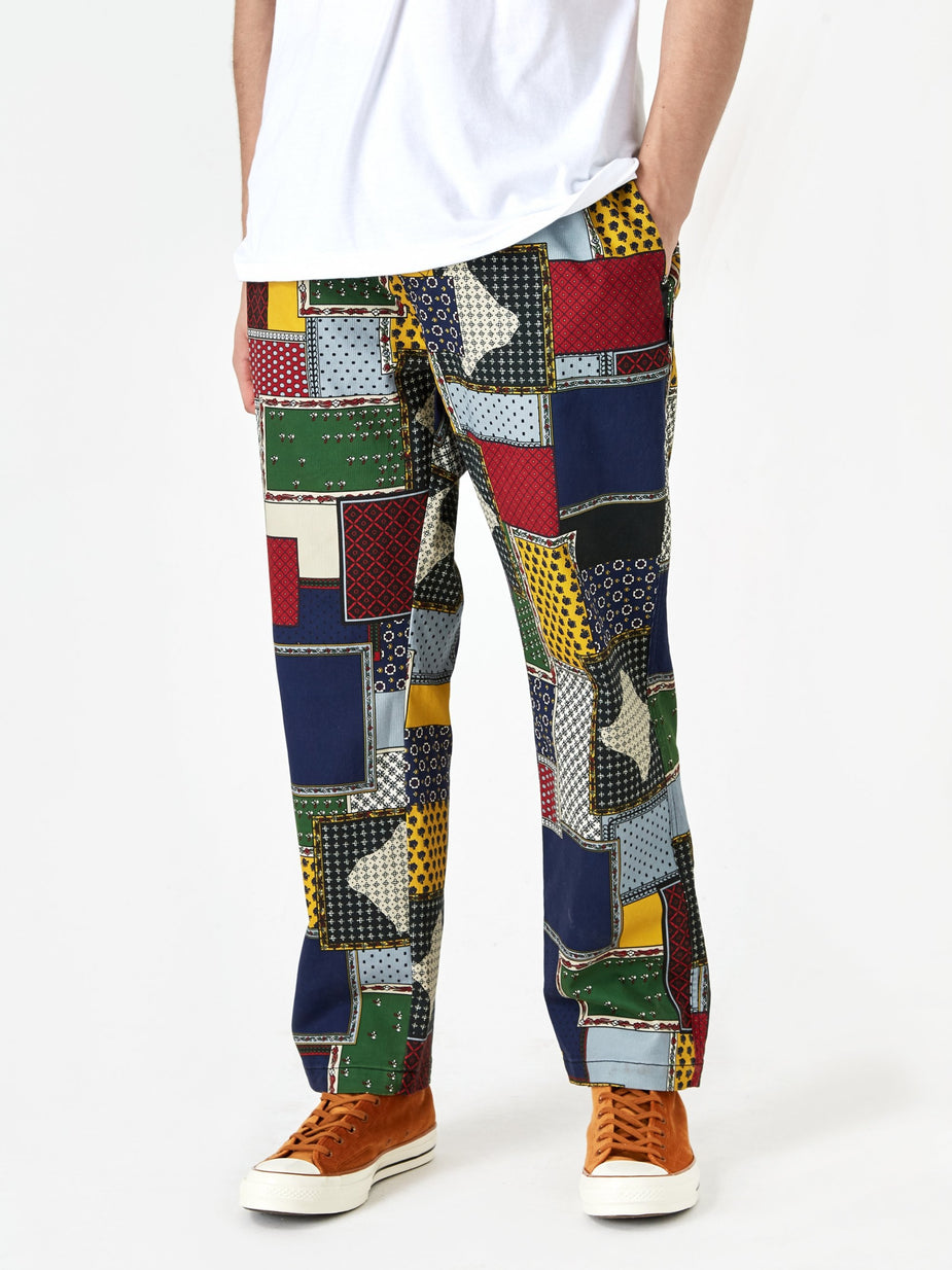 Stussy Stussy Patchwork Cord Beach Pant - Multi - Multi