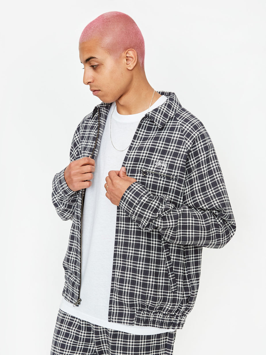 Stussy Stussy Plaid Linen Bryan Jacket - Citrus - Green
