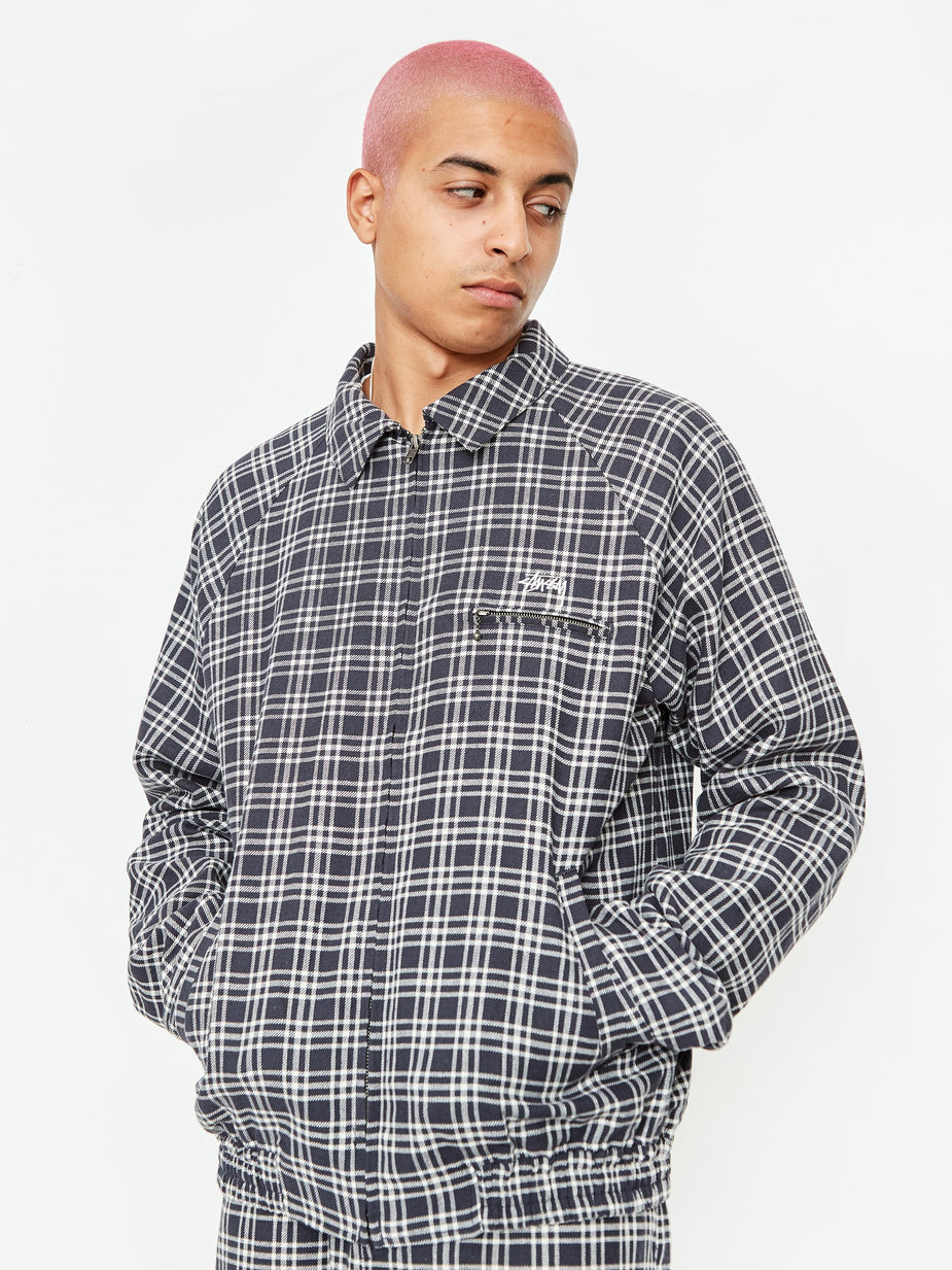 Stussy Stussy Plaid Linen Bryan Jacket - Citrus - Green