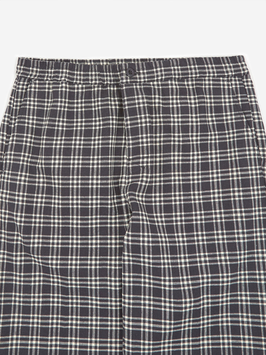 Stussy Stussy Plaid Linen Bryan Pant - Navy - Blue