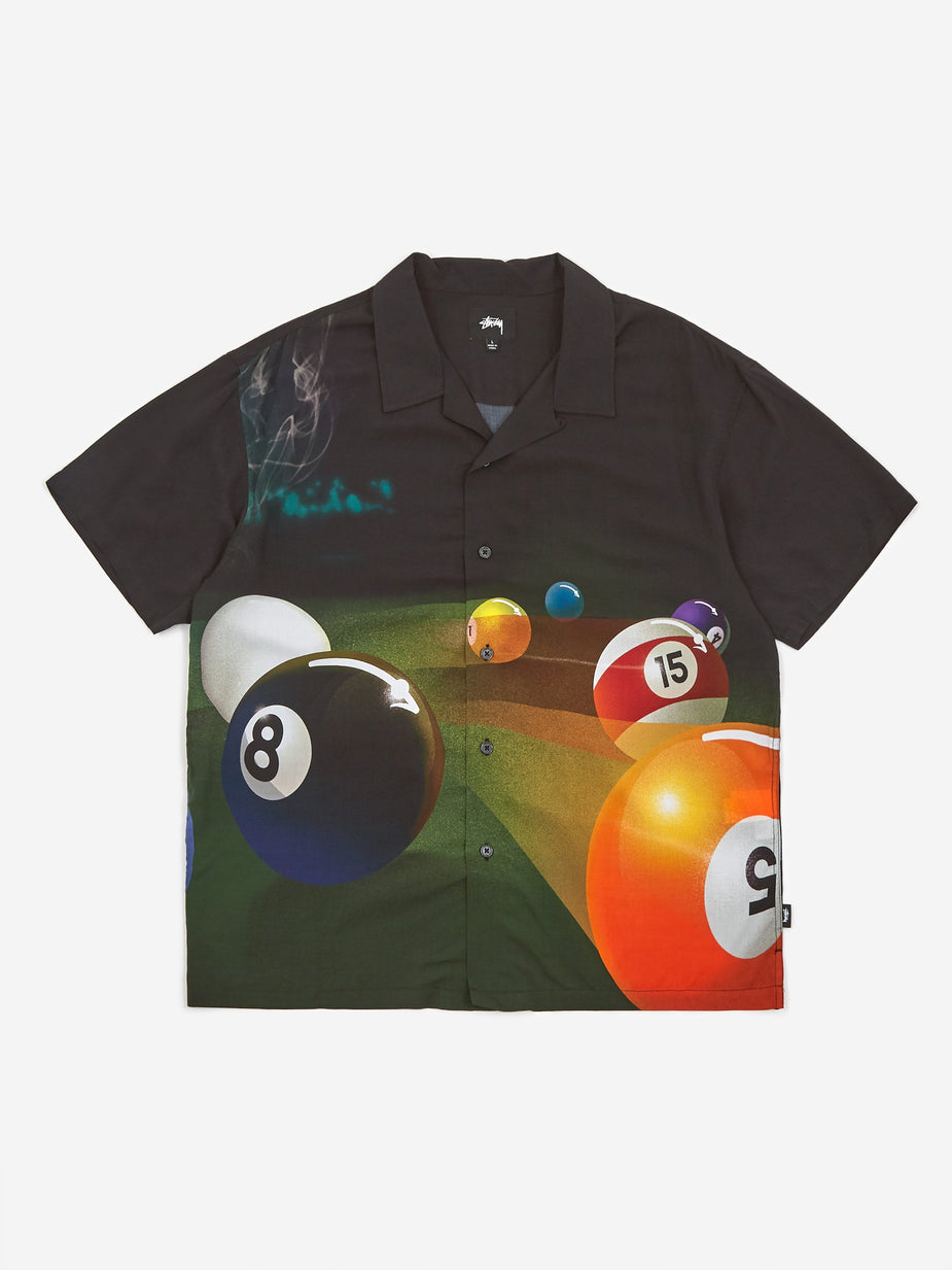Stussy Stussy Pool Hall Shirt - Black - Black