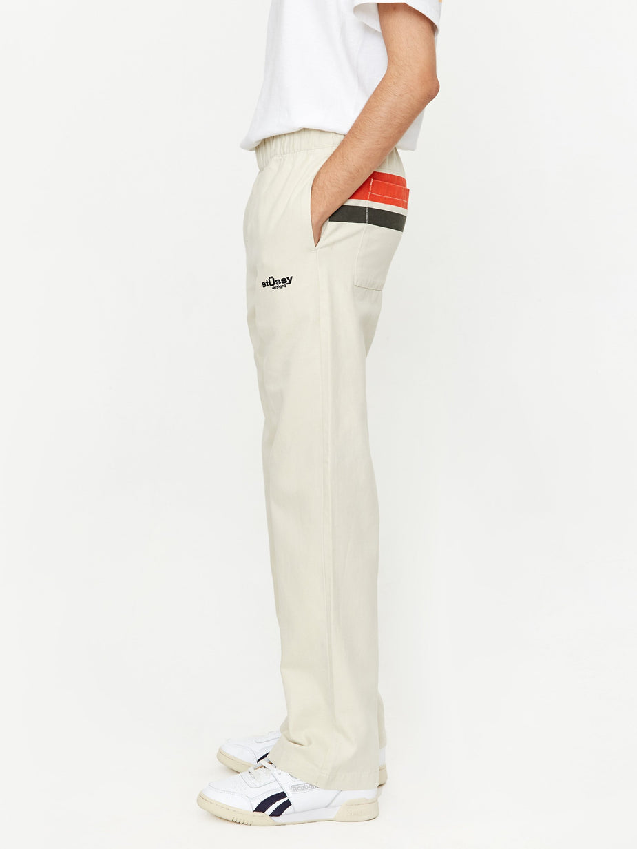 Stussy Stussy Printed Stripe Pant - Stone - Grey