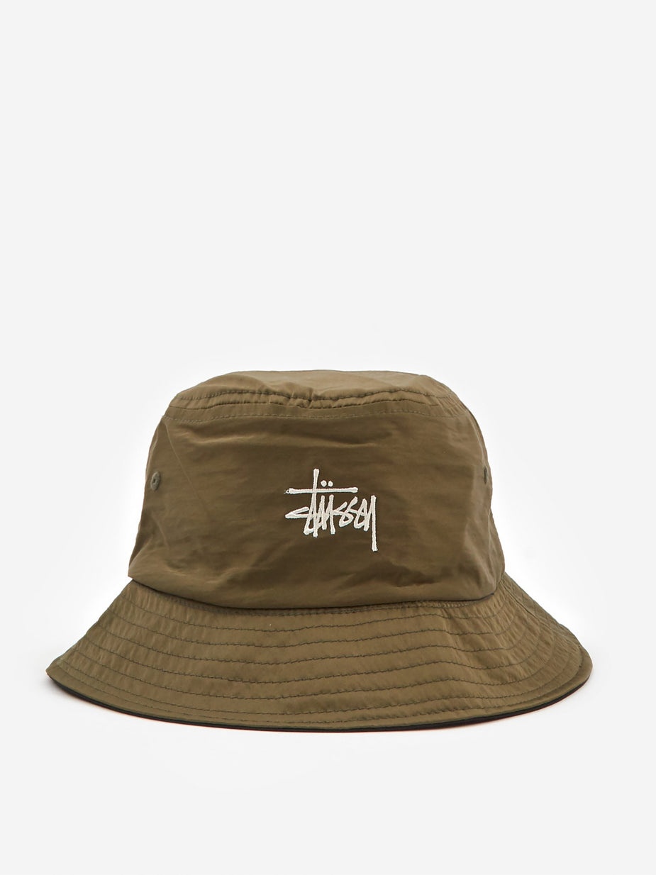 Stussy Stussy Reversible Bucket Hat - Green - Green