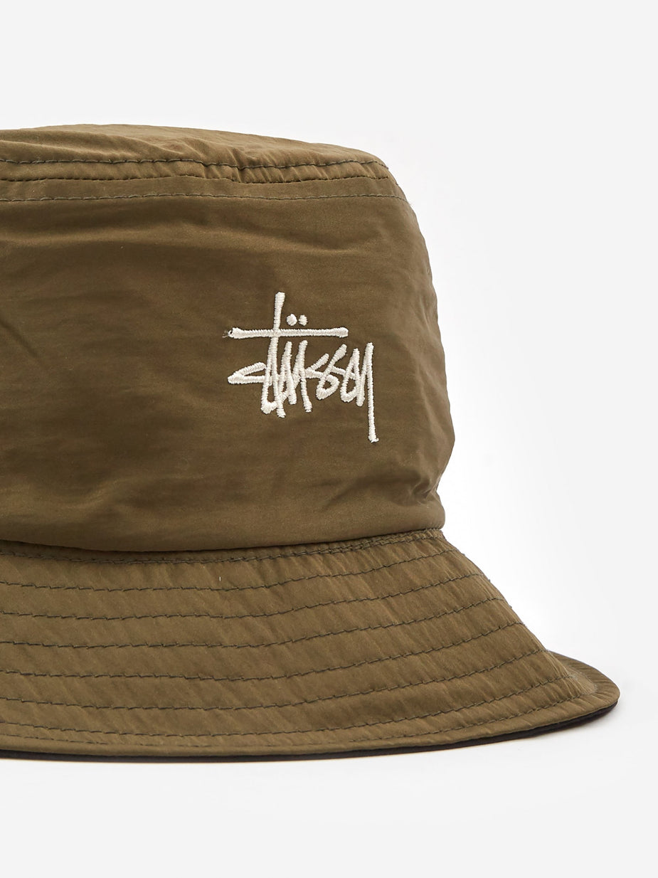 Stussy Stussy Reversible Bucket Hat - Green - Green