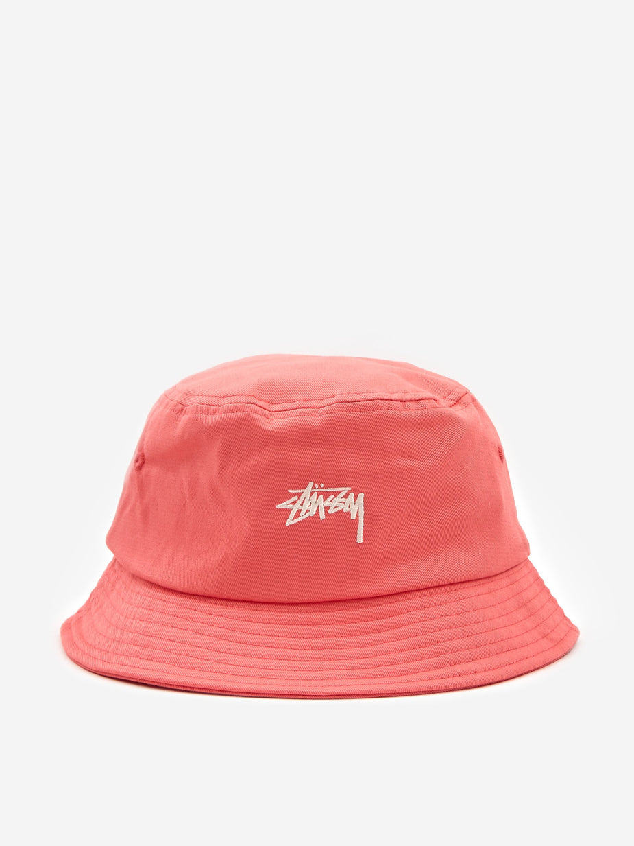 Stussy Stussy Stock Bucket Hat - Red - Red