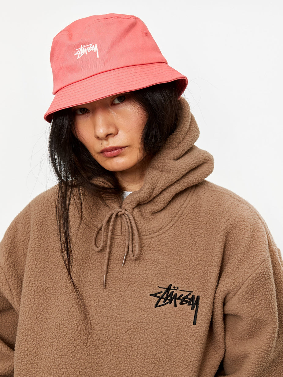 Stussy Stussy Stock Bucket Hat - Red - Red