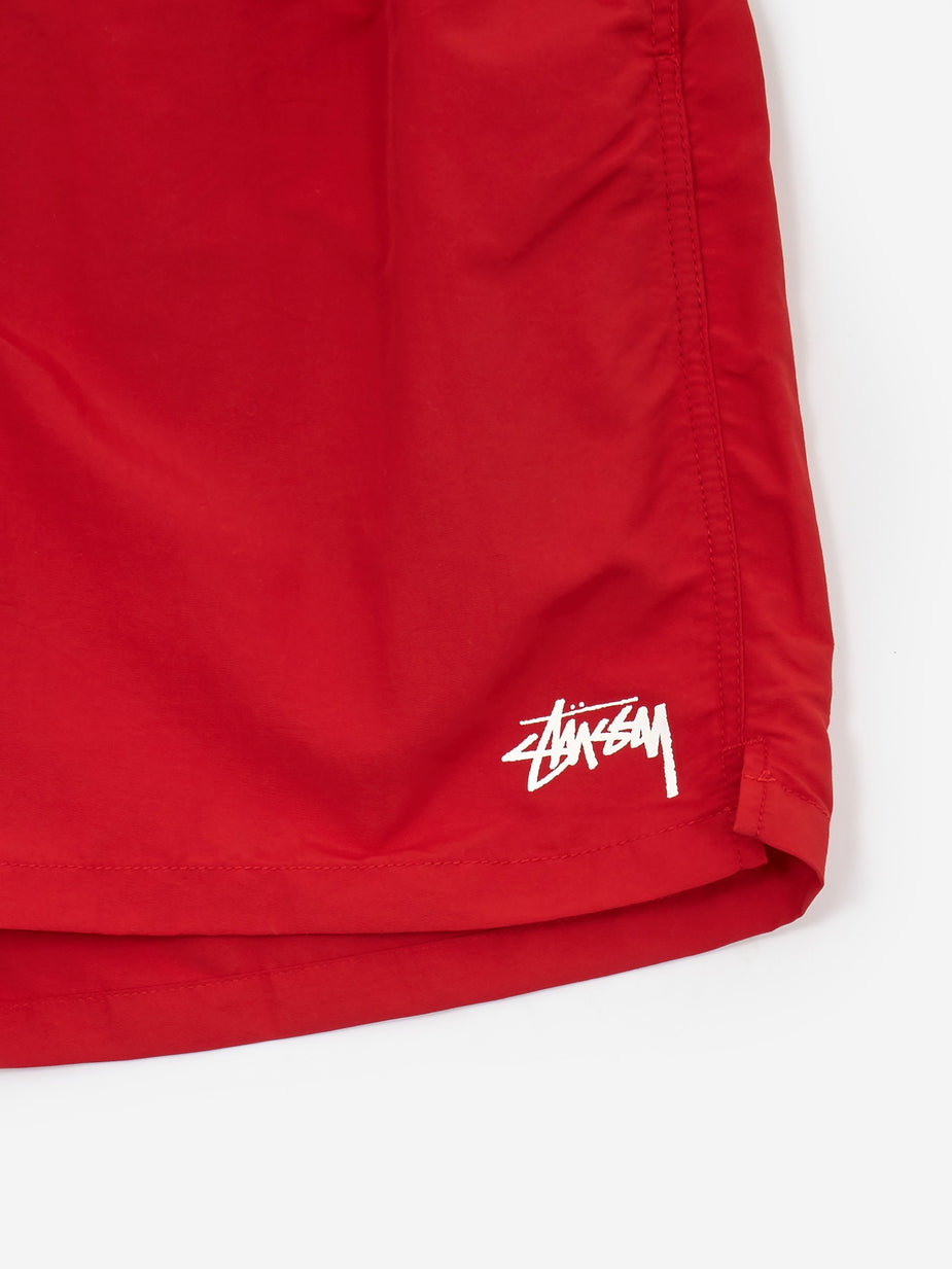 Stussy Stussy Stock Water Short - Red - Red