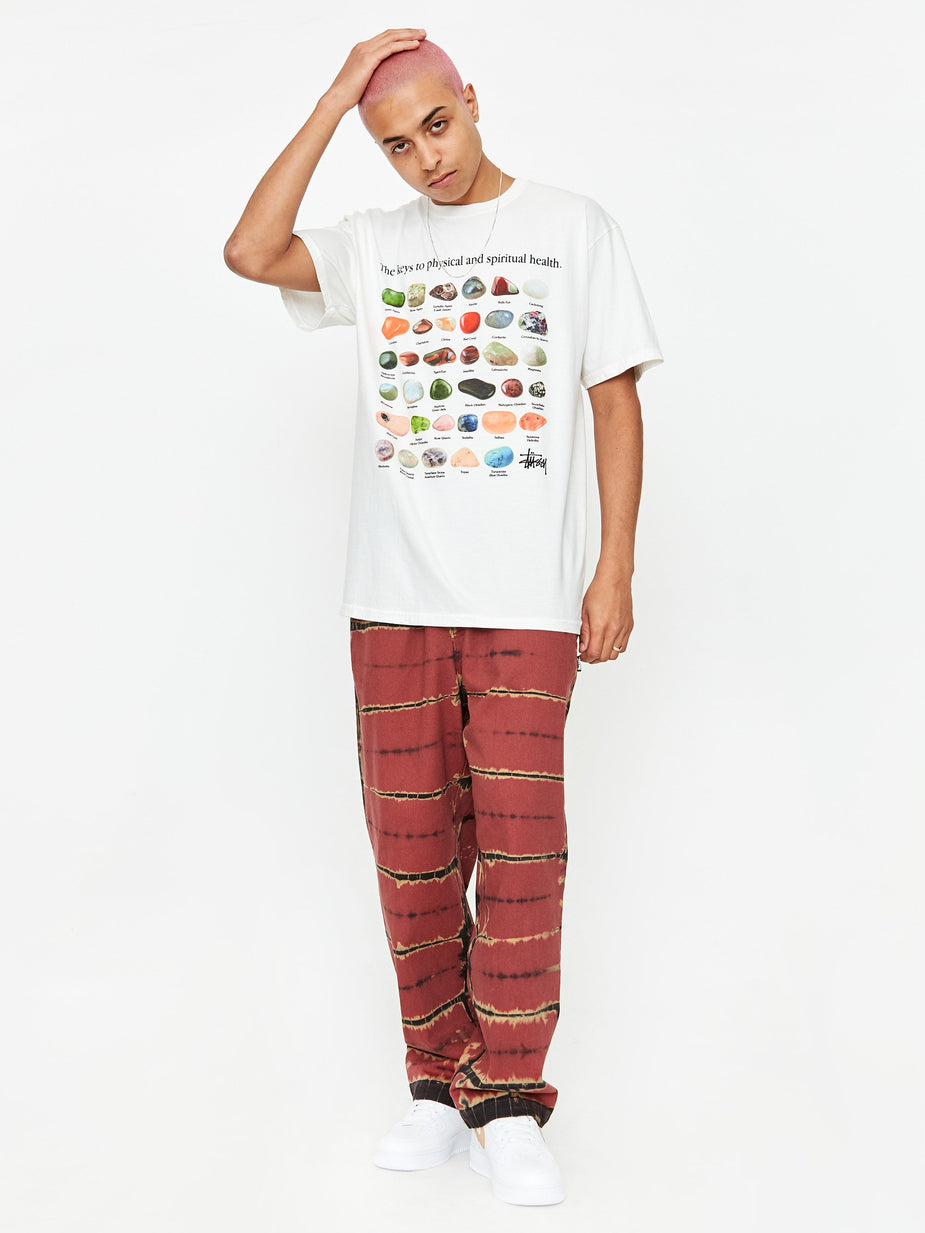 Stussy Stussy Stones Pigment Dyed Shortsleeve T-Shirt - Natural - Neutrals