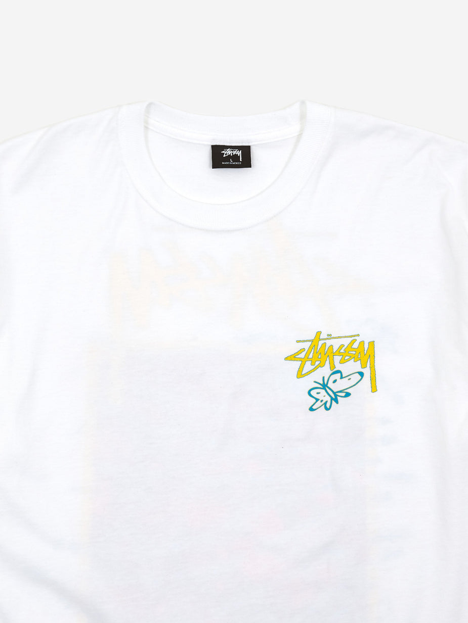 Stussy Stussy Super Bloom Shortsleeve T-Shirt - White - White