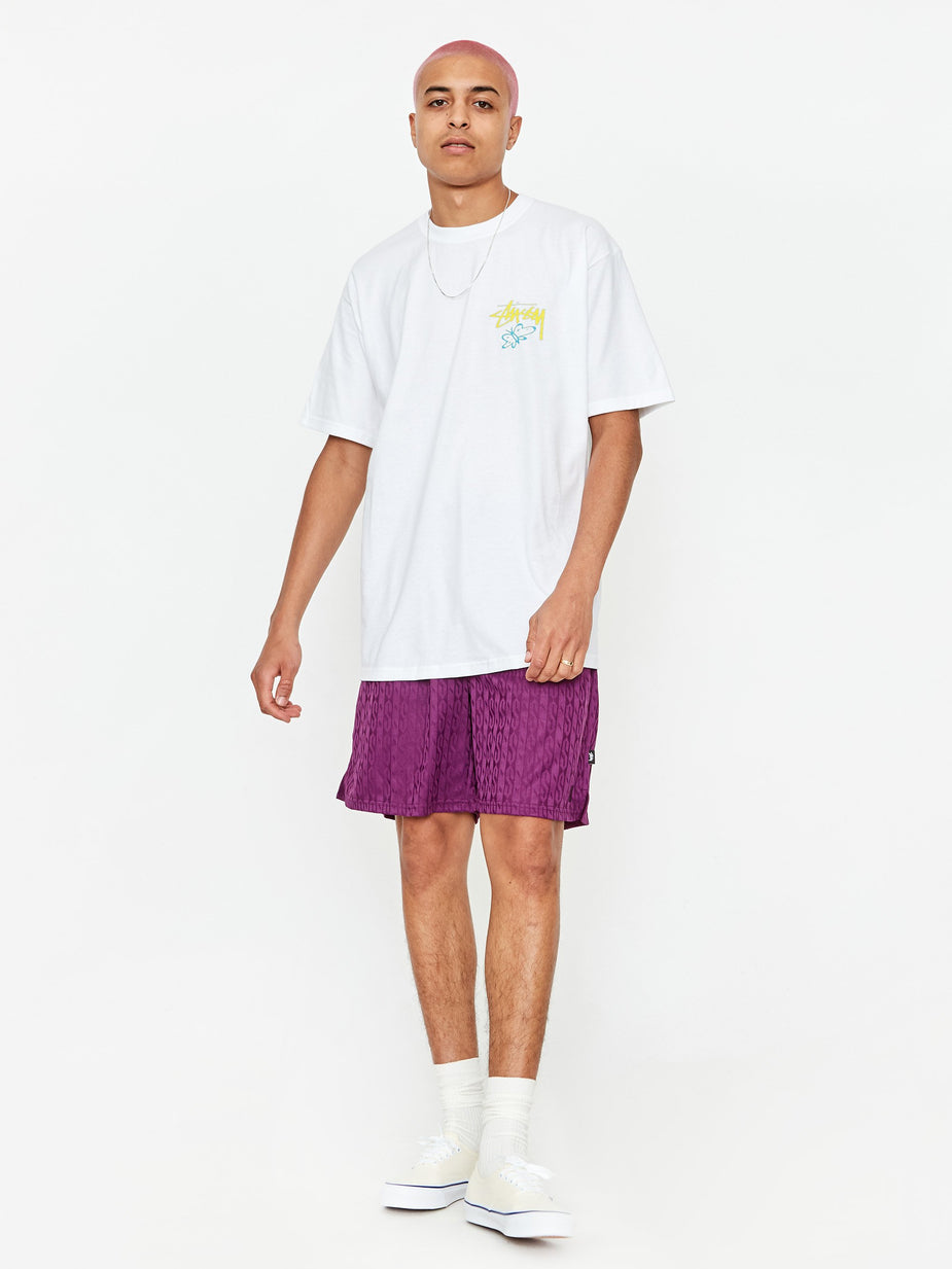 Stussy Stussy Super Bloom Shortsleeve T-Shirt - White - White