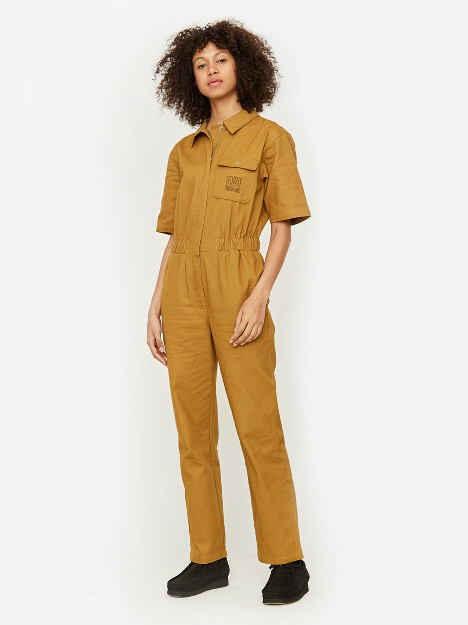 Stussy Stussy Work Jumpsuit - Mustard - Yellow