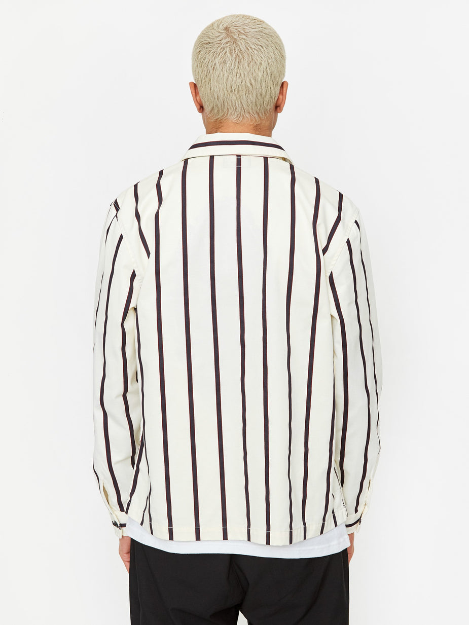 Stussy Stussy Zip Up Work Shirt - Stripe - Other