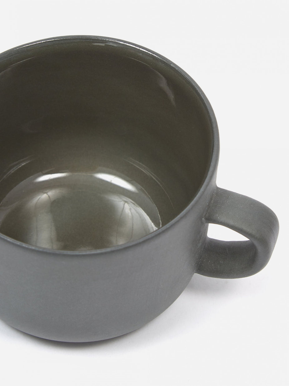 Sue Pryke Sue Pryke Tea Cup - Dark Grey - Grey