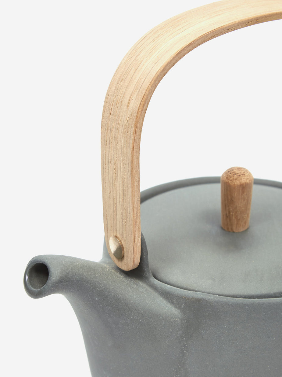 Sue Pryke Sue Pryke Teapot - Dark Grey - Grey