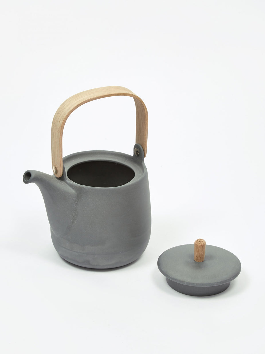 Sue Pryke Sue Pryke Teapot - Dark Grey - Grey