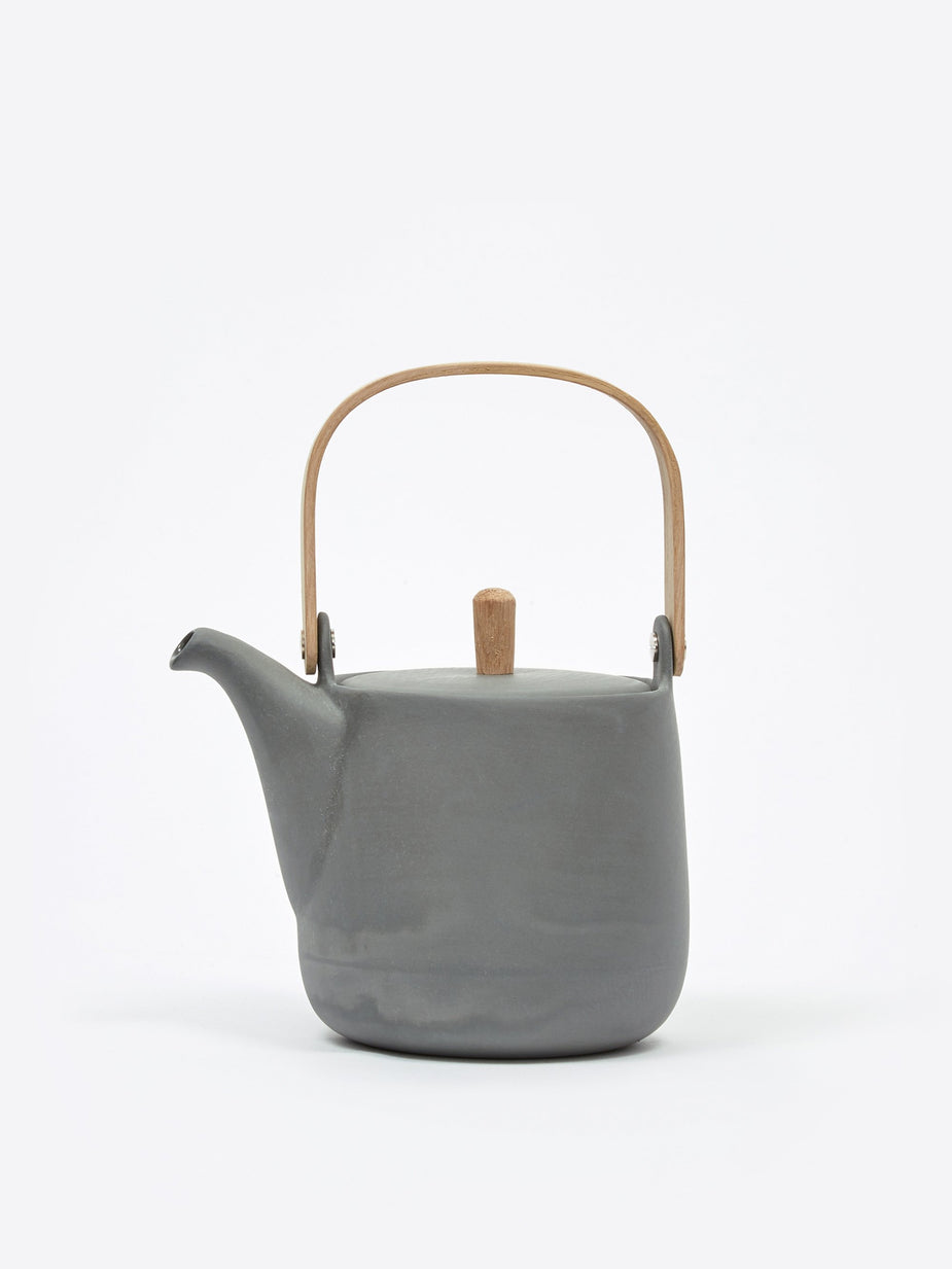 Sue Pryke Sue Pryke Teapot - Dark Grey - Grey