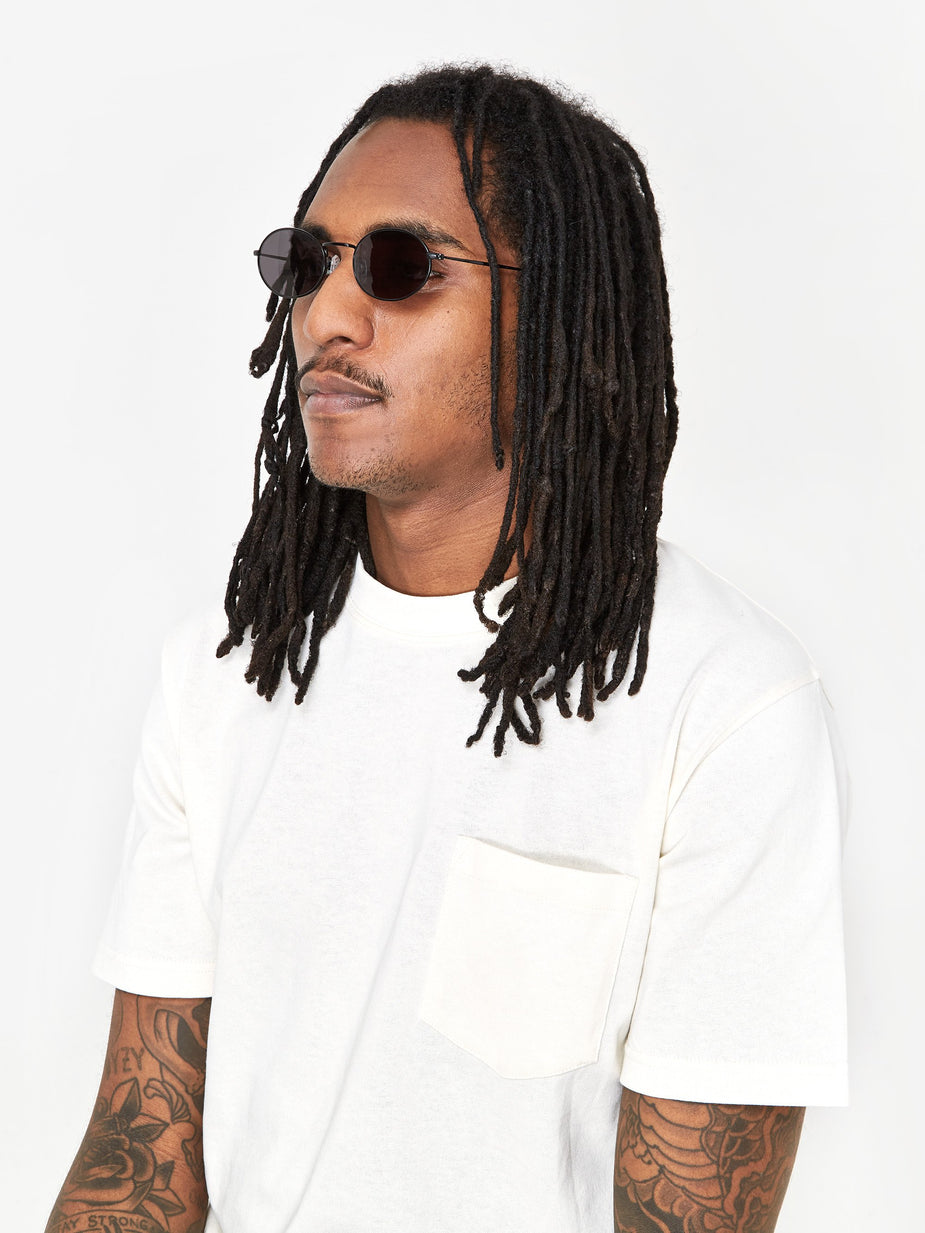 Sun Buddies Sun Buddies Aaliyah Sunglasses - Black/Transparent Grey - Black