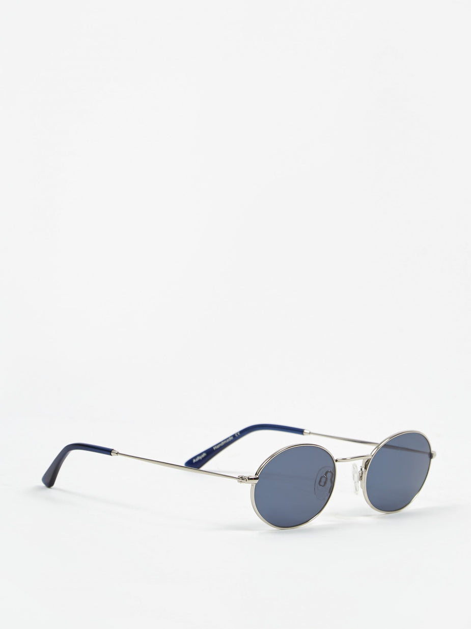 Sun Buddies Sun Buddies Aaliyah Sunglasses - Silver/Dark Blue - Blue