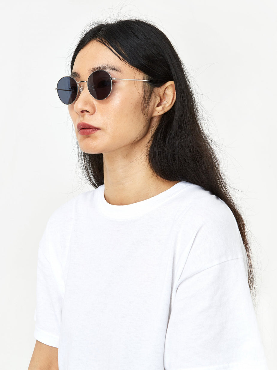 Sun Buddies Sun Buddies Ozzy Sunglasses - Silver/Dark Blue - Blue