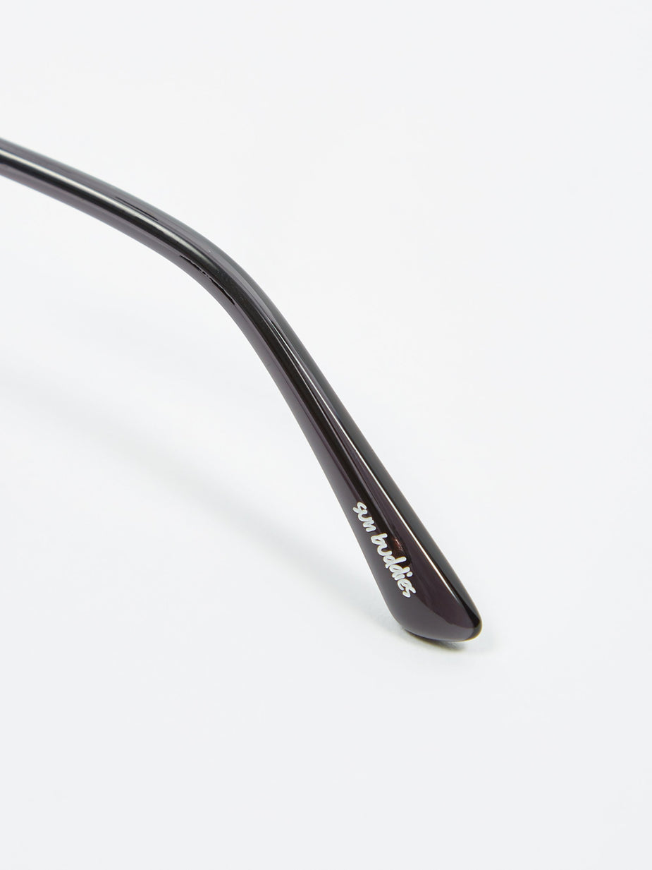 Sun Buddies Sun Buddies Ozzy Sunglasses - Black/Transparent Grey - Black
