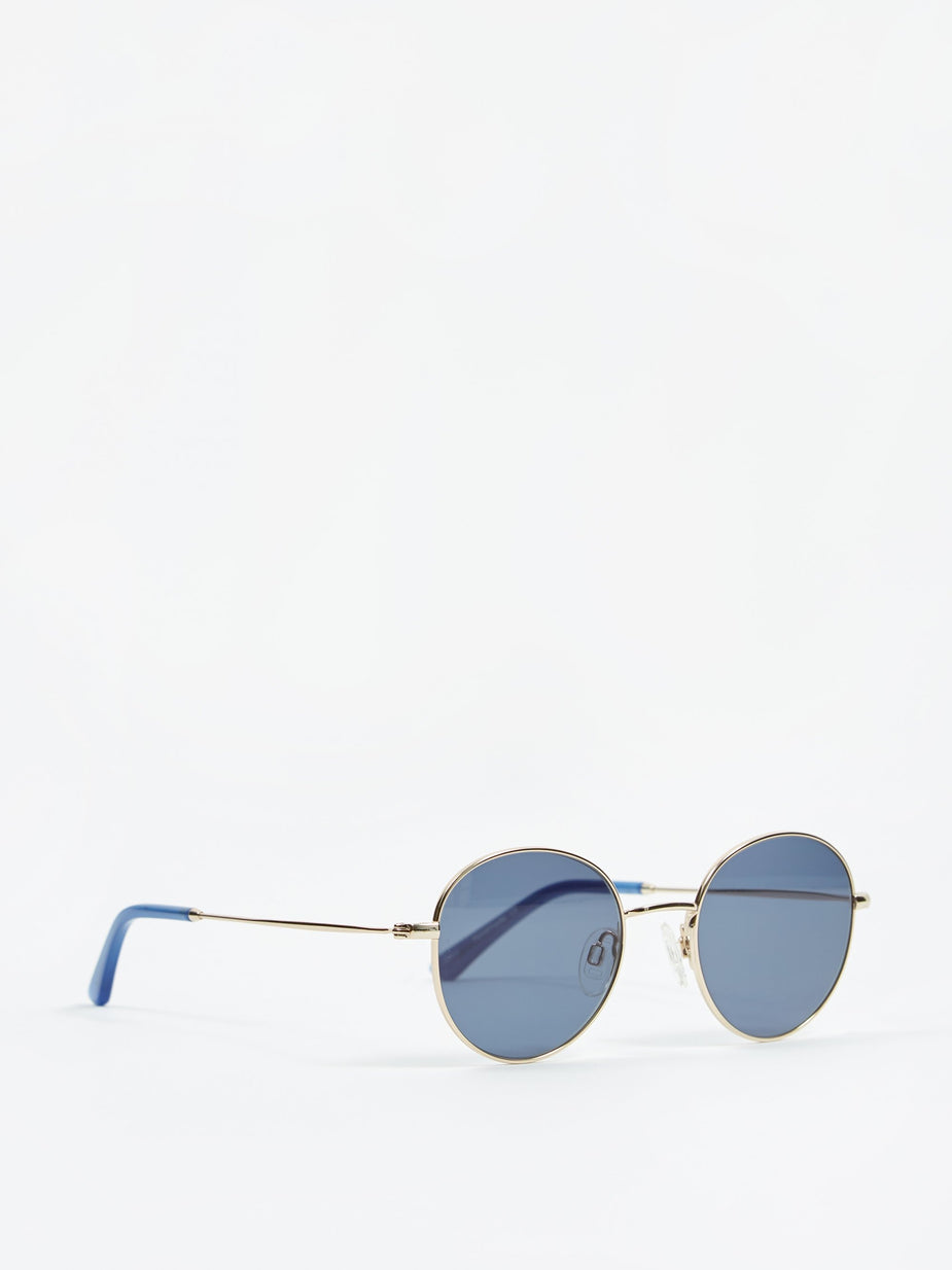Sun Buddies Sun Buddies Ozzy Sunglasses - Gold/Moody Blues - Gold