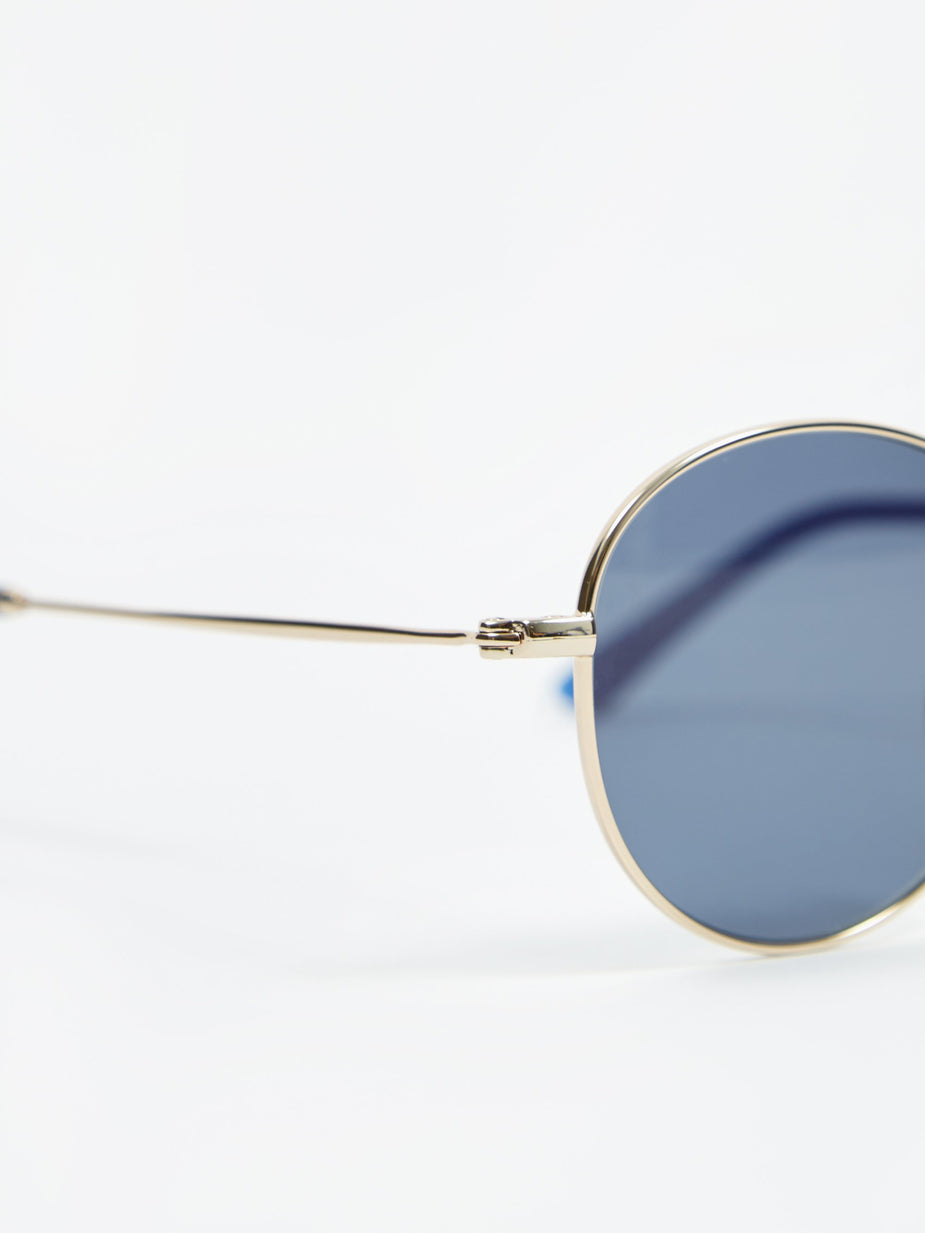 Sun Buddies Sun Buddies Ozzy Sunglasses - Gold/Moody Blues - Gold