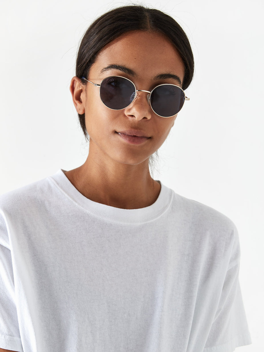 Sun Buddies Sun Buddies Ozzy Sunglasses - Gold/Moody Blues - Gold