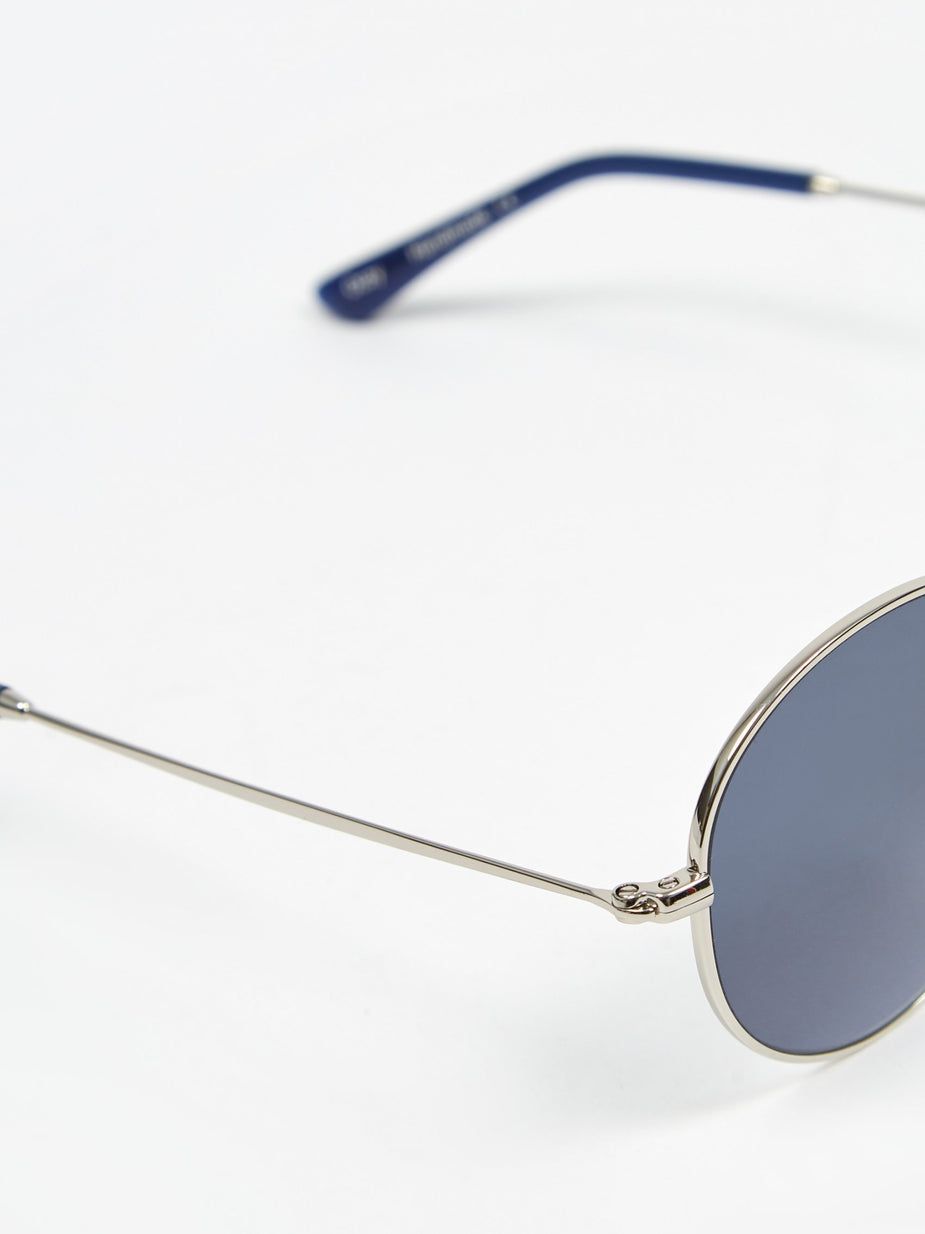 Sun Buddies Sun Buddies Ozzy Sunglasses - Silver/Dark Blue - Blue