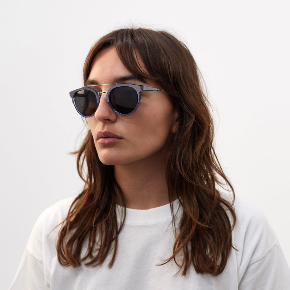 Super Super Giaguaro Suglasses - Blue - Blue