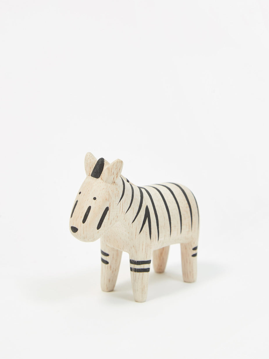 T-Lab T-Lab Pole Pole Wooden Animal - Zebra - Other