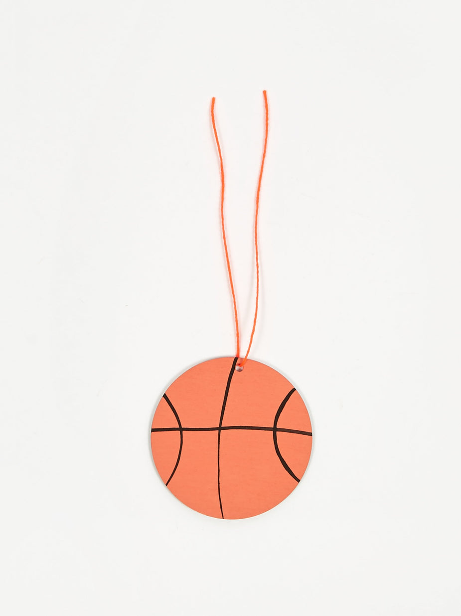 The Great Lakes Goods The Great Lakes Goods Basketball Ornament - Orange