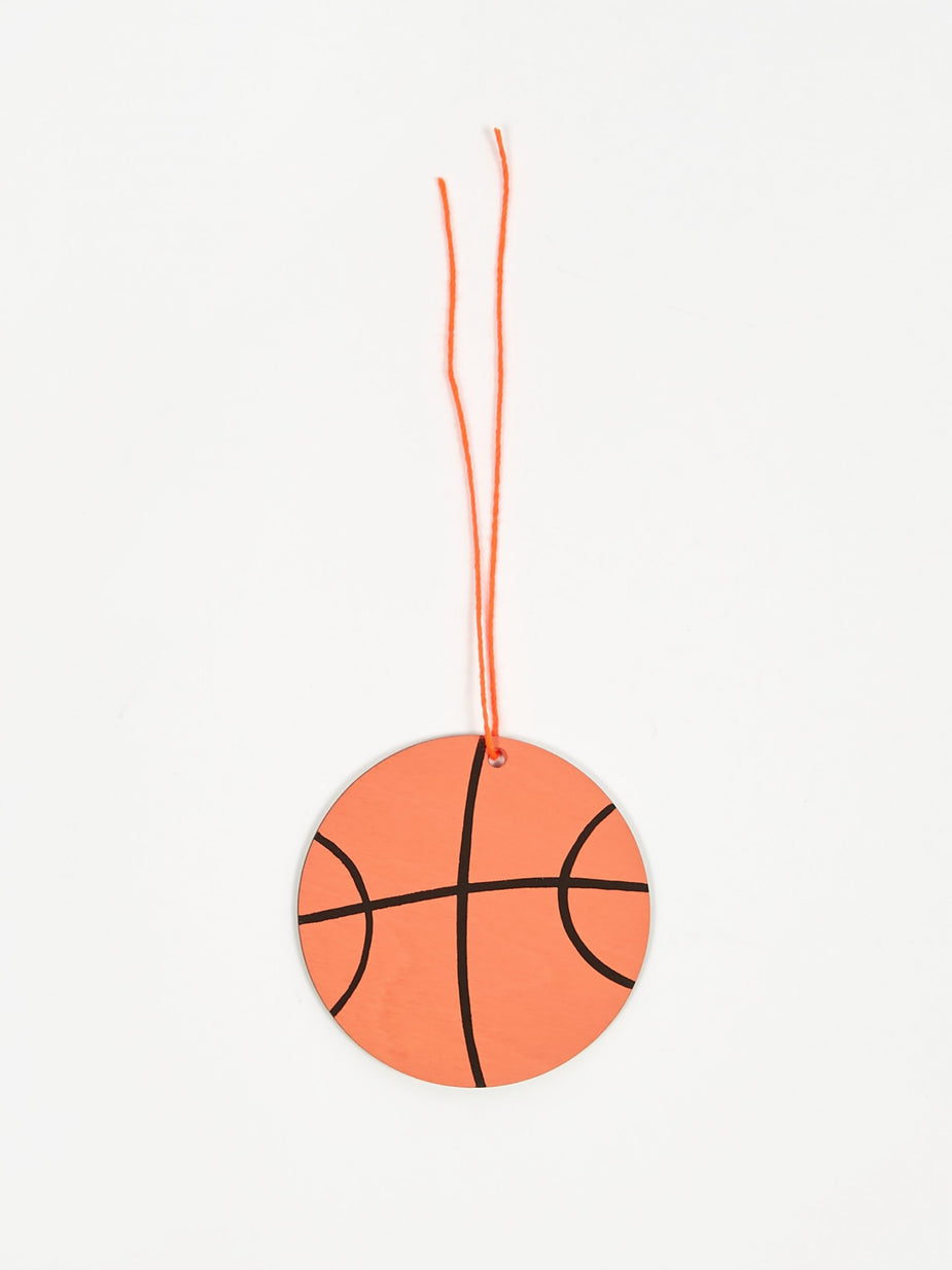 The Great Lakes Goods The Great Lakes Goods Basketball Ornament - Orange
