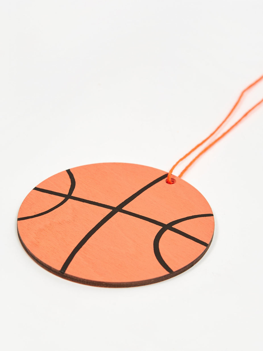 The Great Lakes Goods The Great Lakes Goods Basketball Ornament - Orange