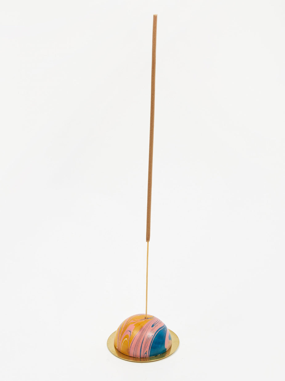 The Great Lakes Goods The Great Lakes Goods Incense Burner Marbled Wood - Other
