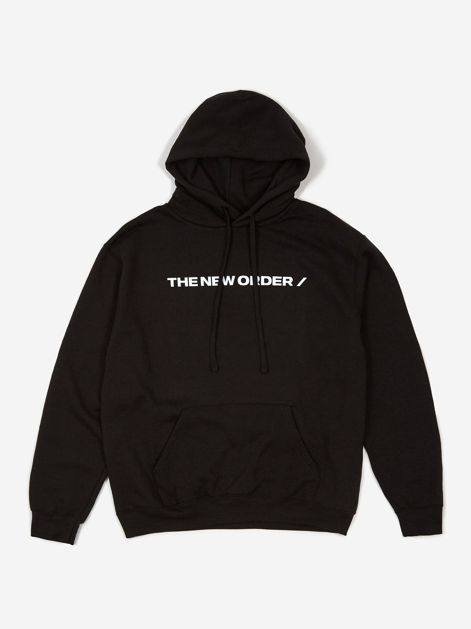 The New Order The New Order Basic Logo Hooded Sweatshirt - Black - Black