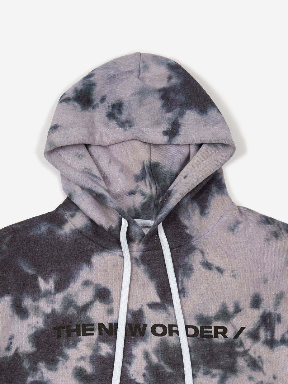 The New Order The New Order Basic Logo Hooded Sweatshirt - Tye Dye - Tie-Dye