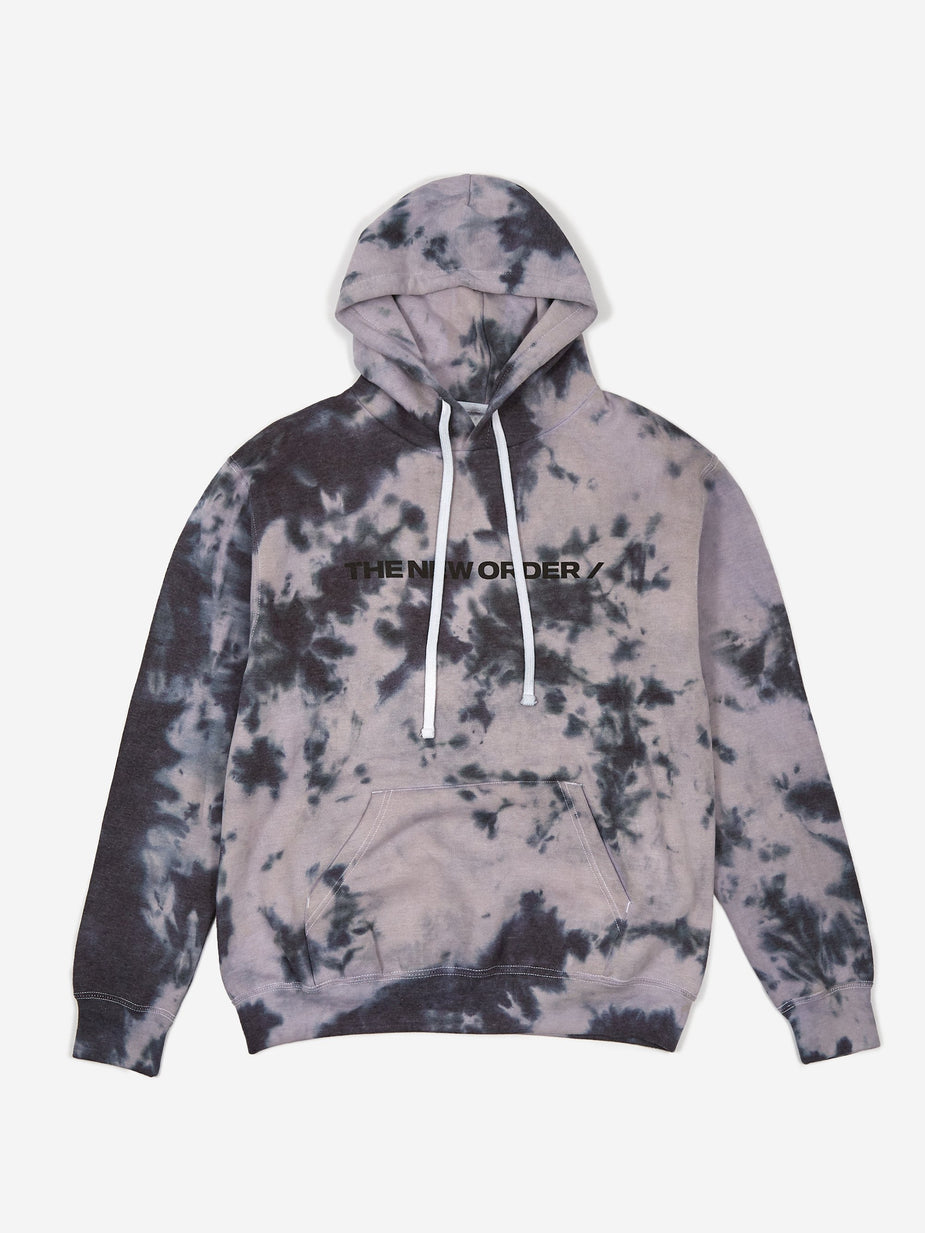The New Order The New Order Basic Logo Hooded Sweatshirt - Tye Dye - Tie-Dye