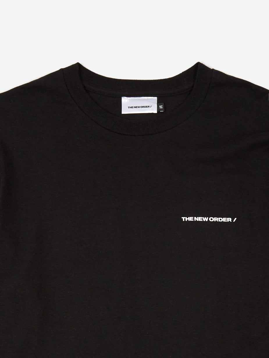 The New Order The New Order Basic Logo Longsleeve T-Shirt - Black - Black