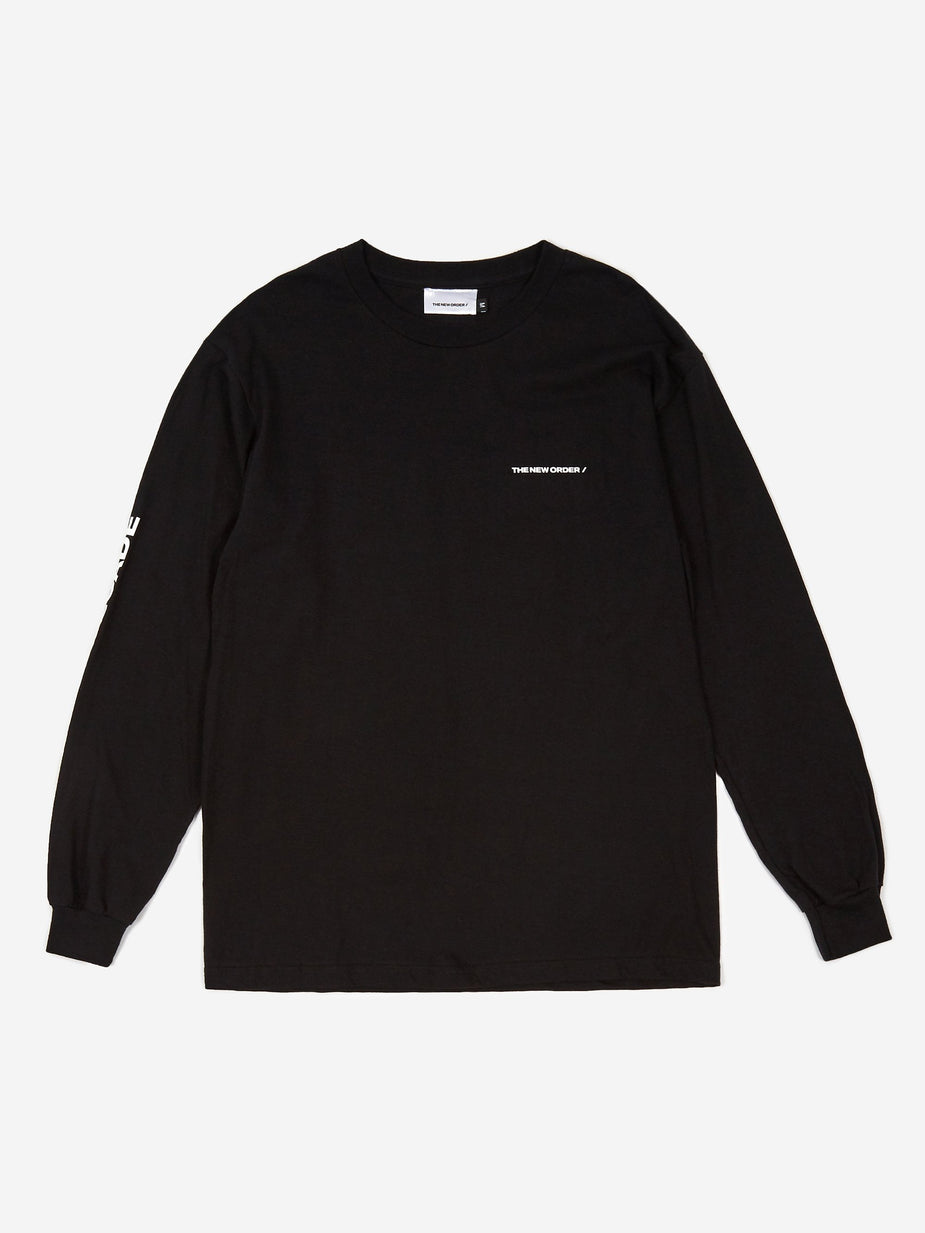 The New Order The New Order Basic Logo Longsleeve T-Shirt - Black - Black