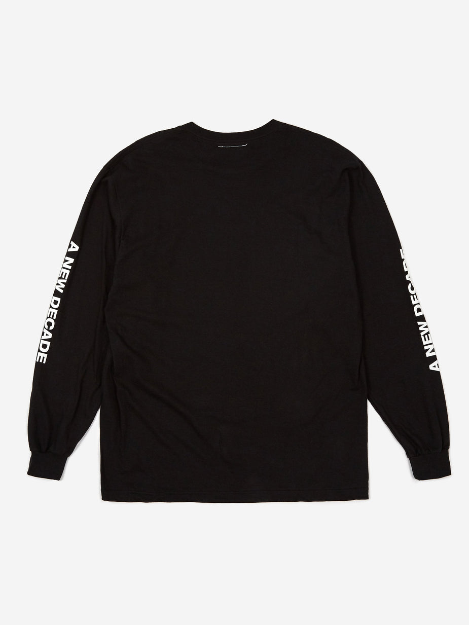 The New Order The New Order Basic Logo Longsleeve T-Shirt - Black - Black