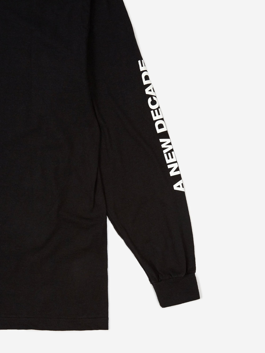 The New Order The New Order Basic Logo Longsleeve T-Shirt - Black - Black