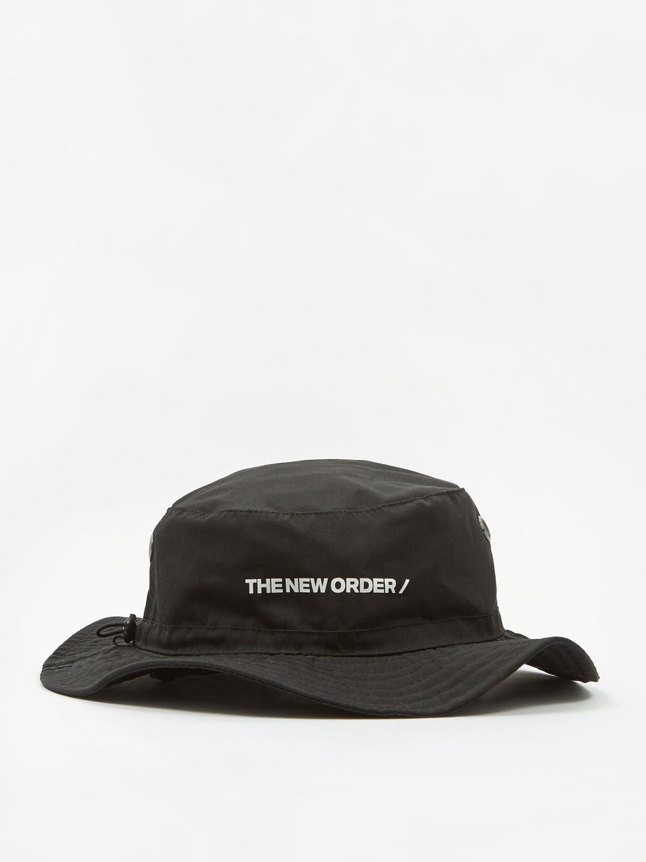 The New Order The New Order Boonie Logo Bucket Hat - Black - Black