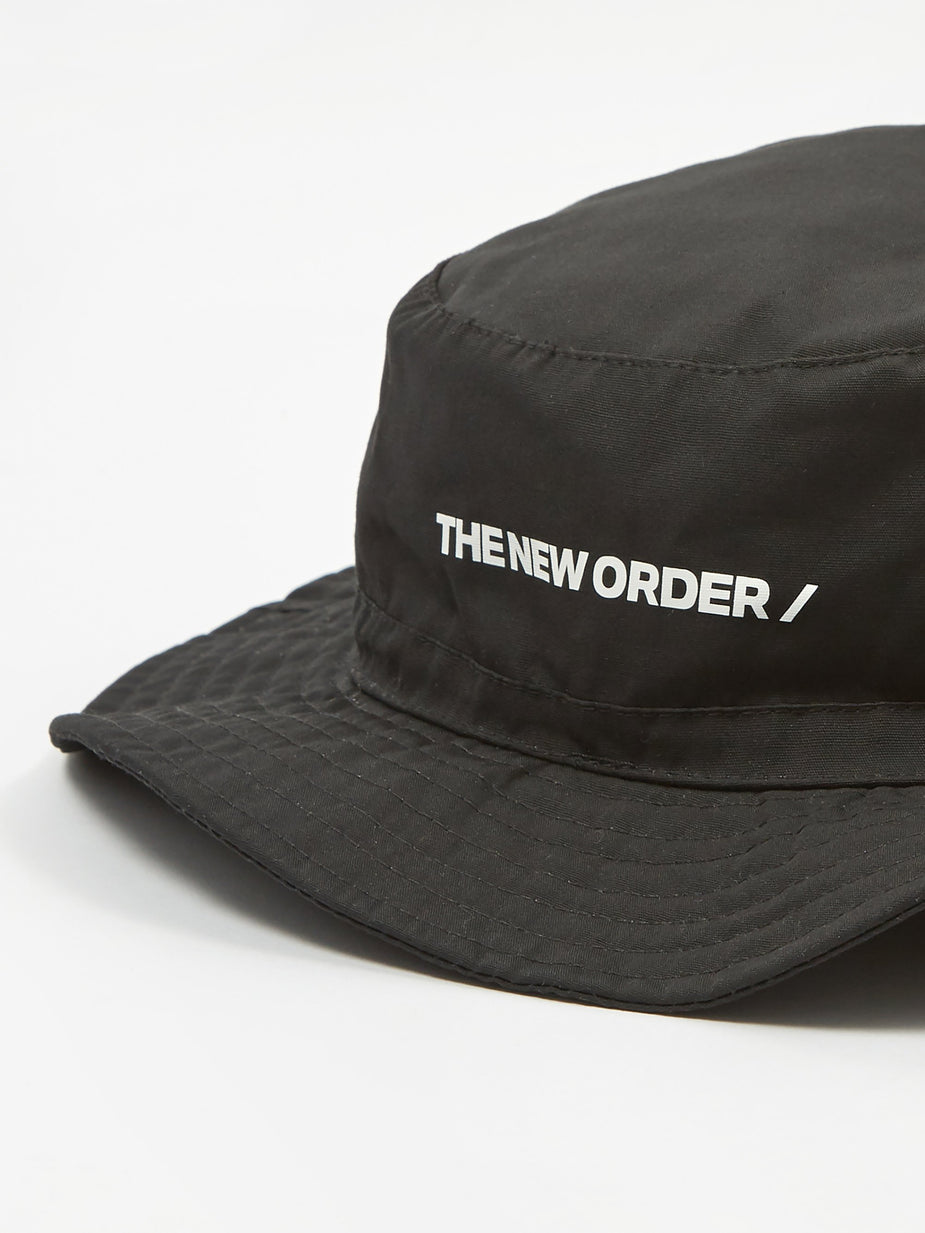 The New Order The New Order Boonie Logo Bucket Hat - Black - Black